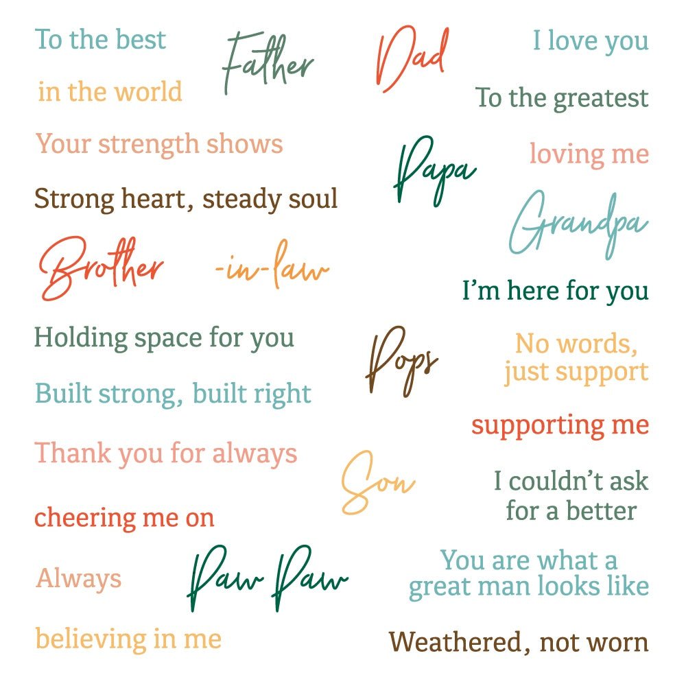 Great Man - 5x6.5 Photopolymer Clear Stamp Set - Honey Bee Stamps