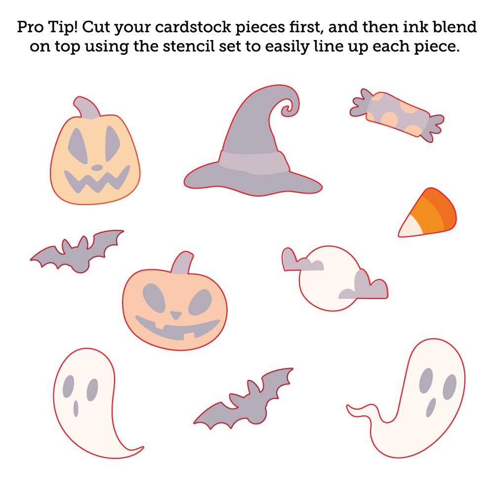 Happy Haunting - Honey Cuts - Stand - Alone Dies - Honey Bee Stamps