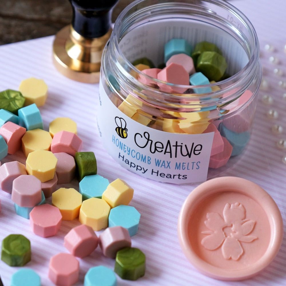 Happy Hearts - Wax Melts - Honey Bee Stamps