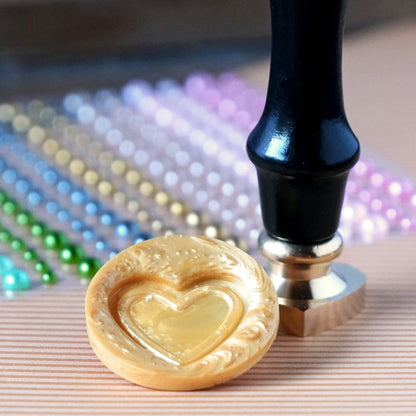 Heart Frame - Wax Stamper - Honey Bee Stamps