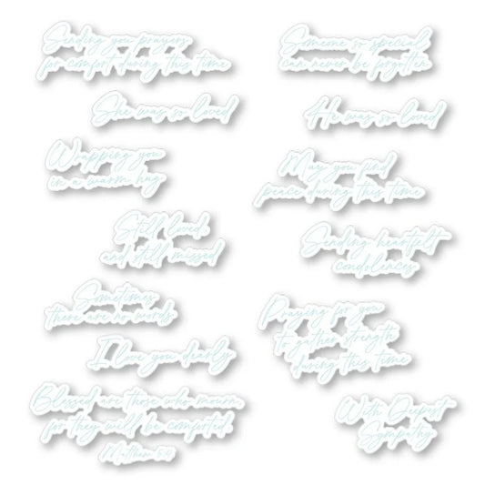 Heartfelt Condolences - Honey Cuts - Coordinating Dies - Honey Bee Stamps