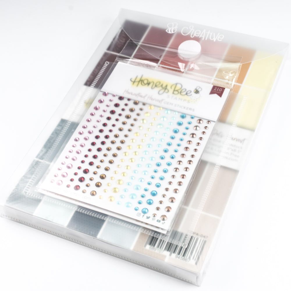 Heartfelt Harvest Paper Pad and Sticker Bundle - Honey Bee Stamps