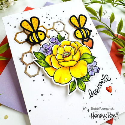 Heartfelt Honeys - Honey Cuts Stand - Alone Dies by Paper Smooches - Honey Bee Stamps