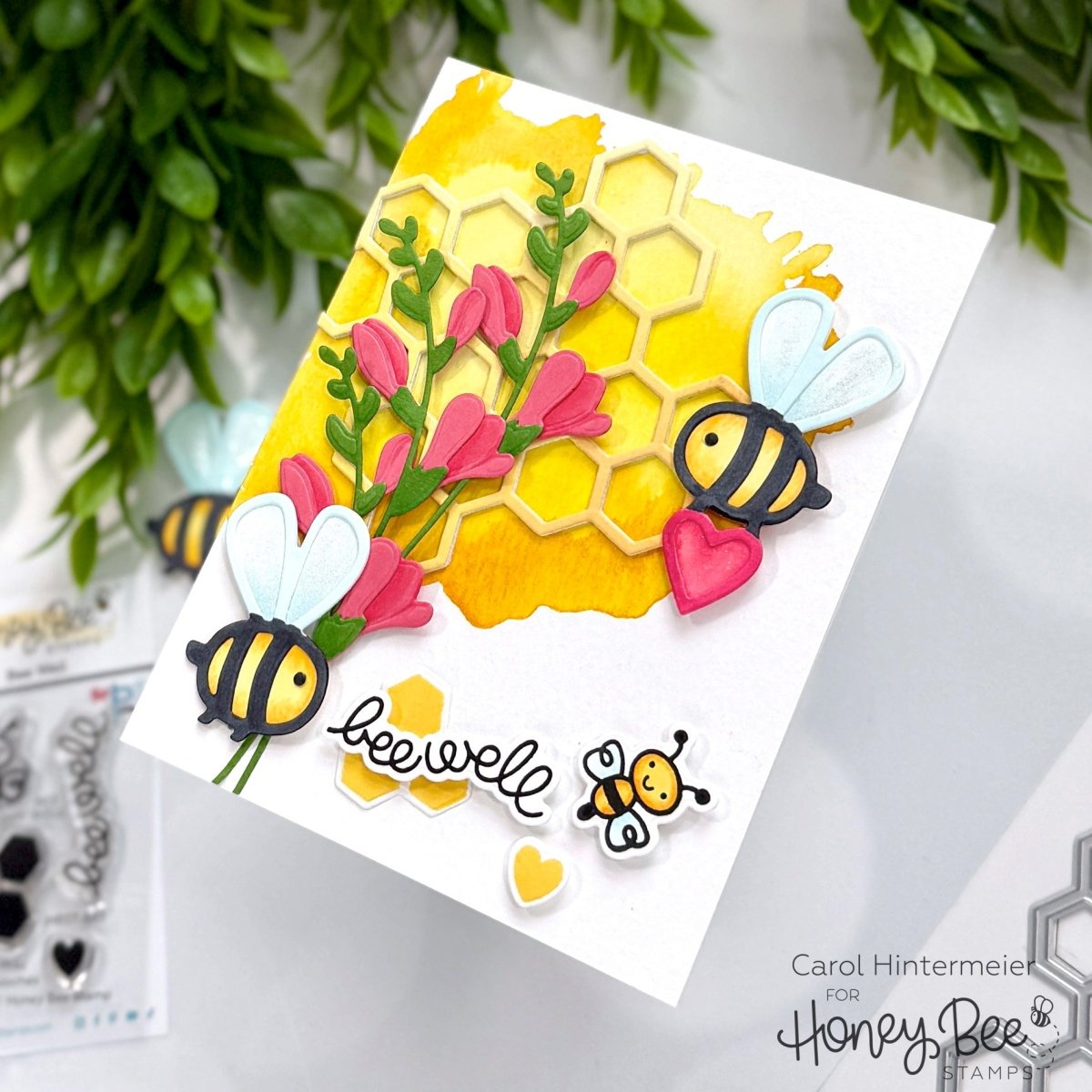 Heartfelt Honeys - Honey Cuts Stand - Alone Dies by Paper Smooches - Honey Bee Stamps