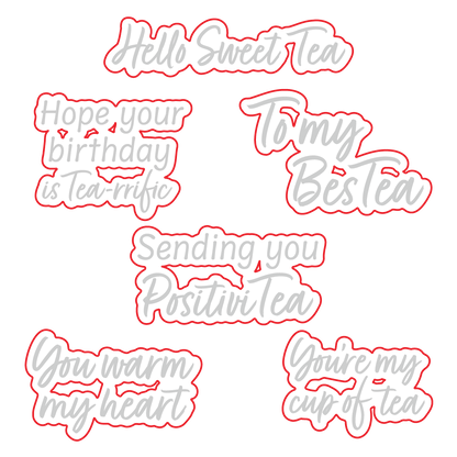 Hello Sweet Tea - Honey Cuts - Coordinating Dies - Honey Bee Stamps