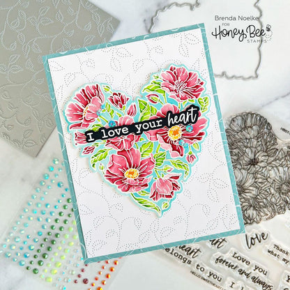 Hello Sweetheart - 6x6 Photopolymer Stamp Set - Honey Bee Stamps