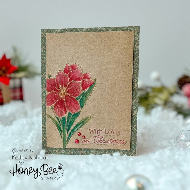 Holiday Blooms 6x8 Stamp Set - Honey Bee Stamps