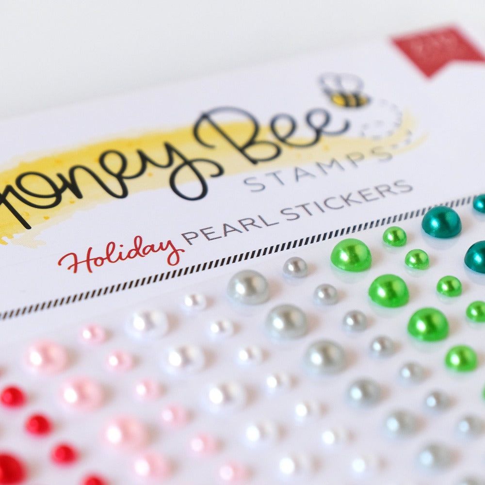 Holiday Pearls - Pearl Stickers - 210 Count - Honey Bee Stamps