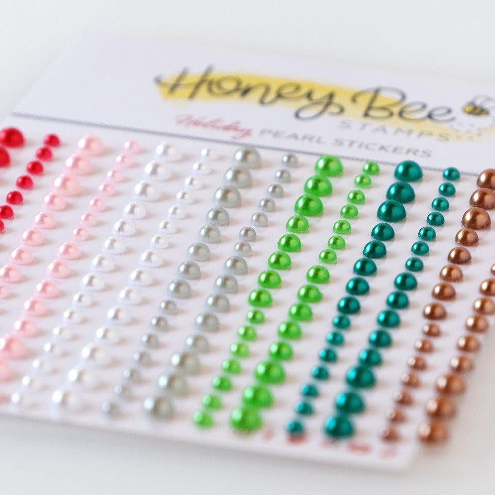 Holiday Pearls - Pearl Stickers - 210 Count - Honey Bee Stamps