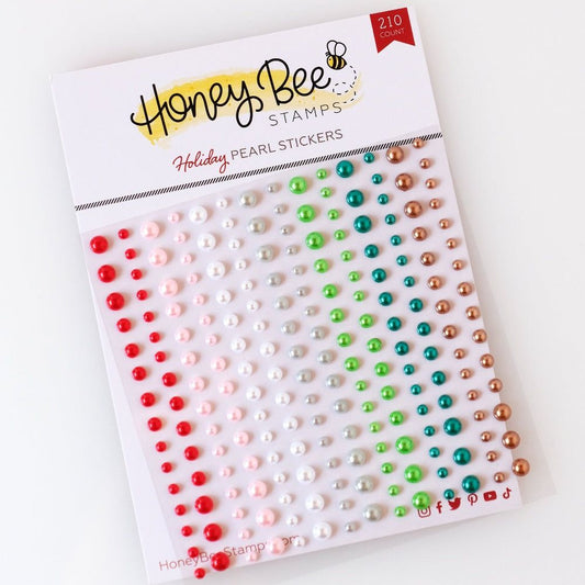 Holiday Pearls - Pearl Stickers - 210 Count - Honey Bee Stamps