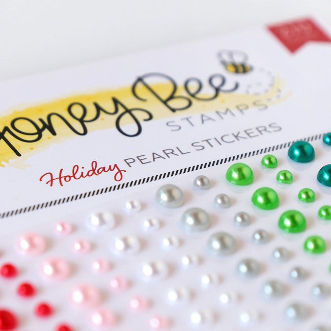 Holiday Pearls - Pearl Stickers - 210 Count - Honey Bee Stamps