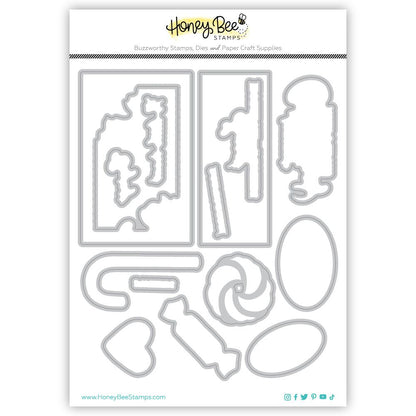 Holiday Treats Vintage Gift Card Box Add - On - Honey Cuts - Coordinating Dies - Retiring - Honey Bee Stamps