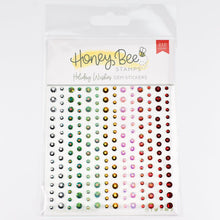 Holiday Wishes Gem Stickers - 210 Count - Honey Bee Stamps