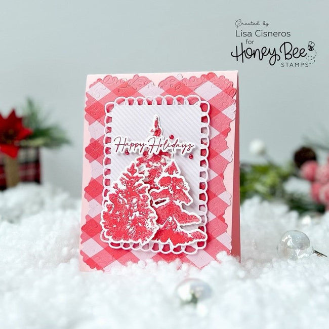 Holiday Wishes Paper Pad 6x8.5 - 24 Double Sided Sheets - Honey Bee Stamps