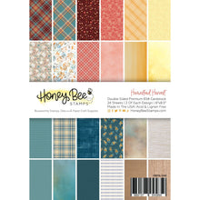 Homestead Harvest Paper Pad 6x8.5 - 24 Double Sided Sheets - Honey Bee Stamps
