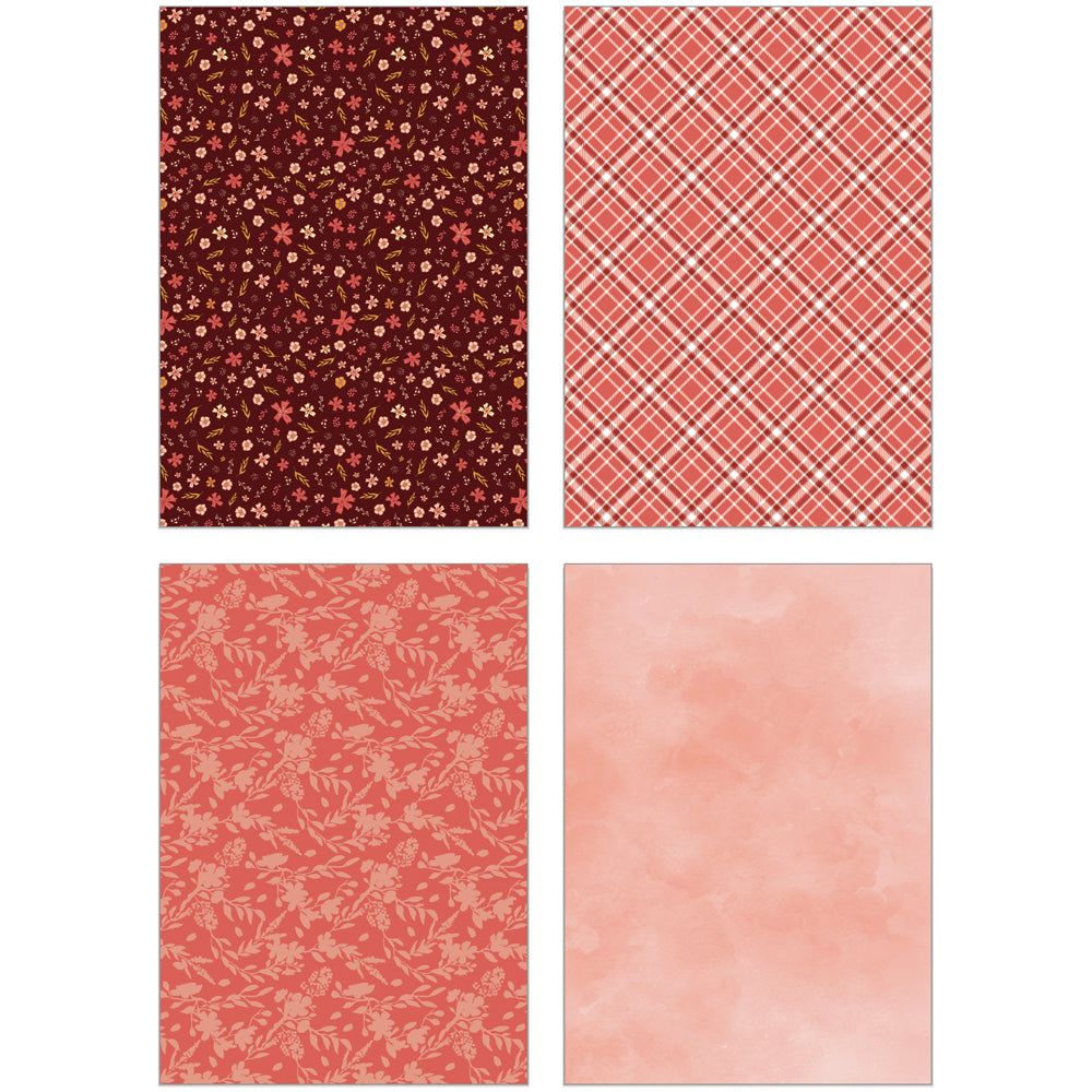 Homestead Harvest Paper Pad 6x8.5 - 24 Double - Sided Sheets - Honey Bee Stamps