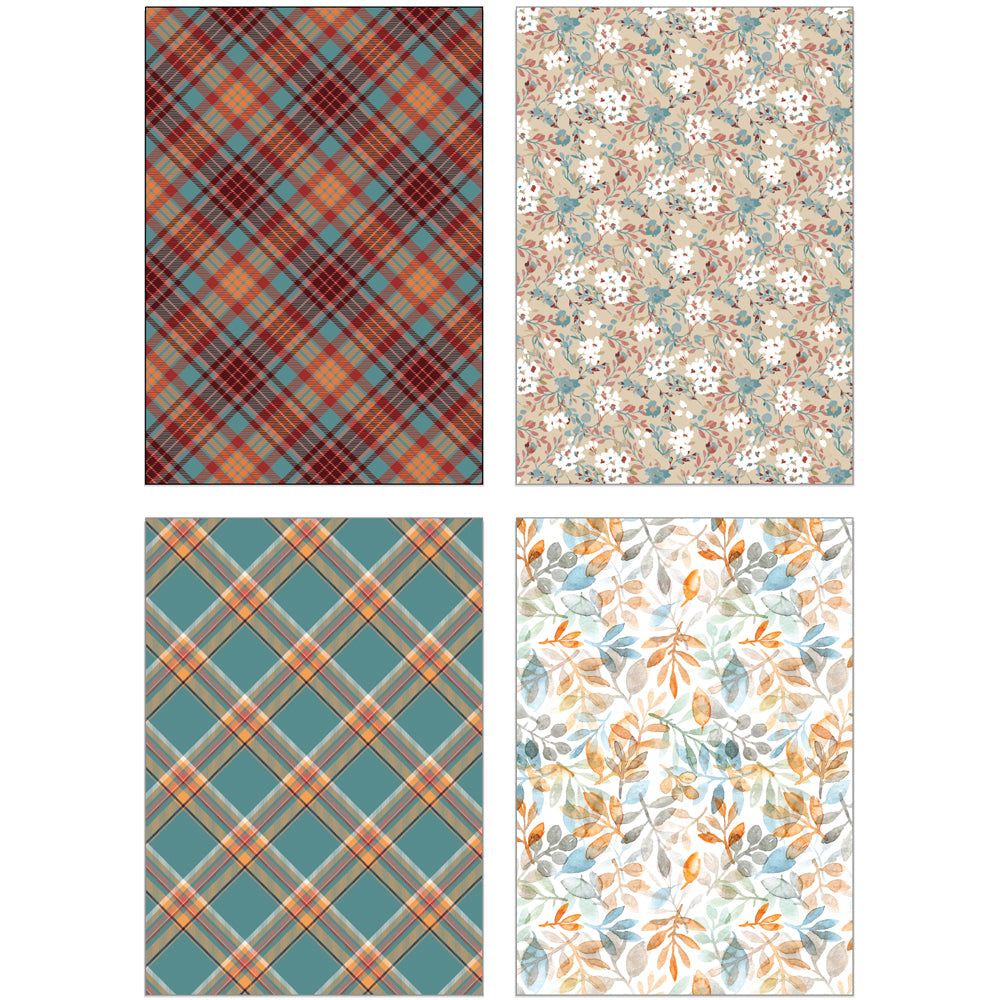 Homestead Harvest Paper Pad 6x8.5 - 24 Double - Sided Sheets - Honey Bee Stamps