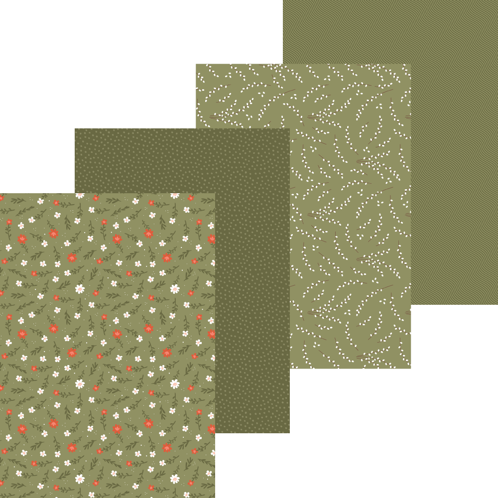 Homestead Hues Paper Pad 6x8.5 - 24 Double - Sided Sheets - Honey Bee Stamps