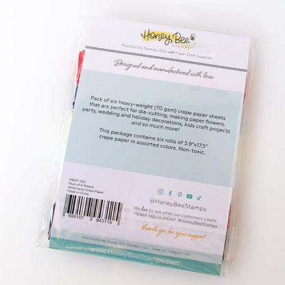 Honey Bee Heavy Crepe Paper - Americana - Retiring - Honey Bee Stamps