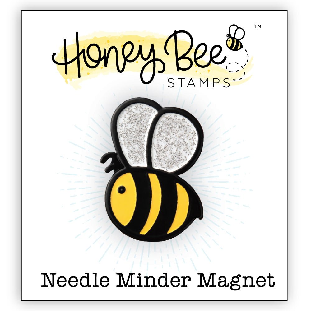 Honey Bee Needle Minder Magnet - Great For Stitching Or Decoration - Honey Bee Stamps