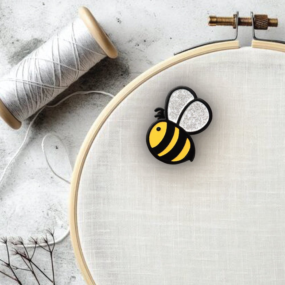 Honey Bee Needle Minder Magnet - Great For Stitching Or Decoration - Honey Bee Stamps