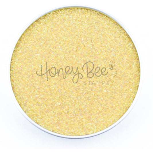 Honey - Yellow Tiny Bubbles No Hole Glass Beads - Honey Bee Stamps