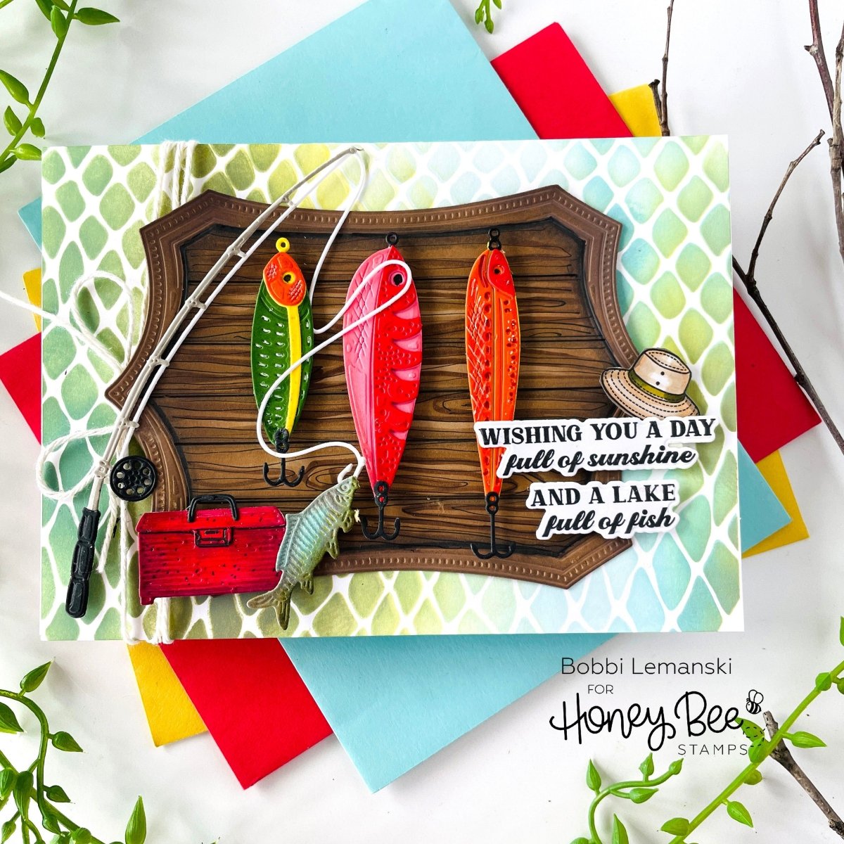 Hooked On You - Honey Cuts - Coordinating Dies - Honey Bee Stamps