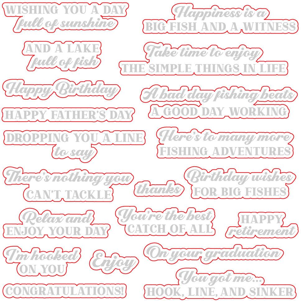 Hooked On You - Honey Cuts - Coordinating Dies - Honey Bee Stamps