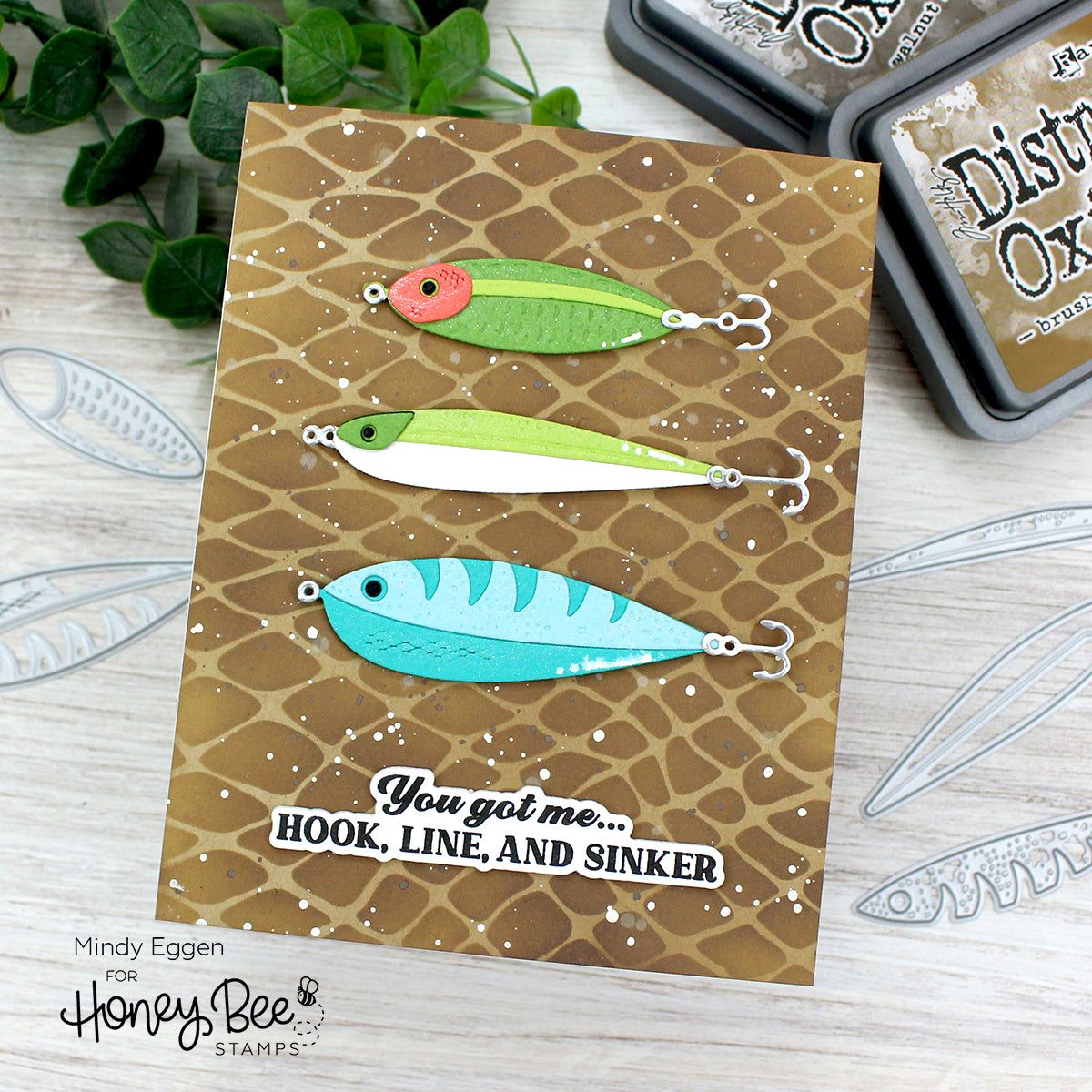 Hooked On You - Honey Cuts - Coordinating Dies - Honey Bee Stamps