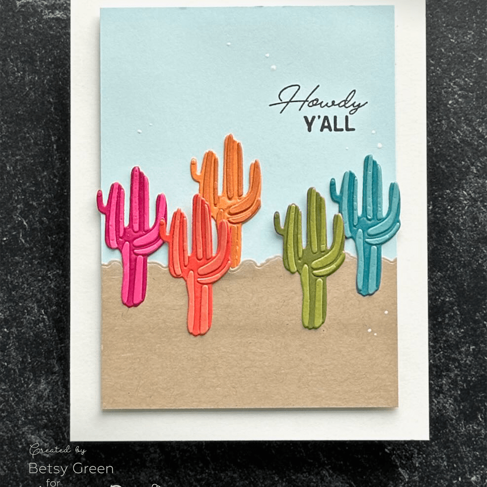 Howdy Y'all - 4x6 Photopolymer Stamp Set - Honey Bee Stamps