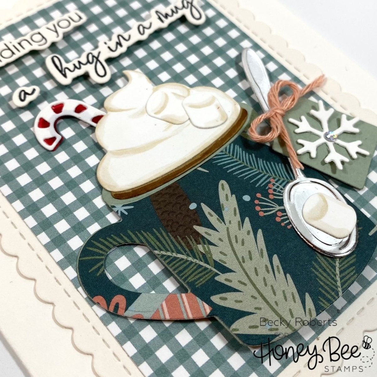 Hug In A Mug - 4x4 Photopolymer Stamp Set - Honey Bee Stamps