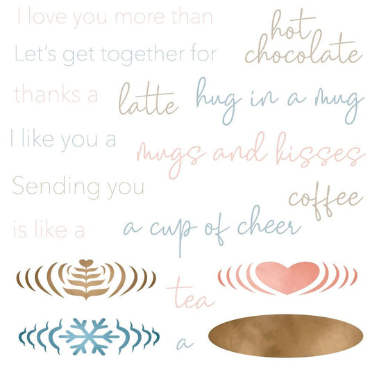 Hug In A Mug - 4x4 Photopolymer Stamp Set - Honey Bee Stamps