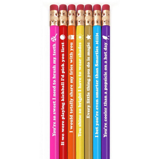 I Would Totally Share My Fries With You Pencil Set - Honey Bee Stamps