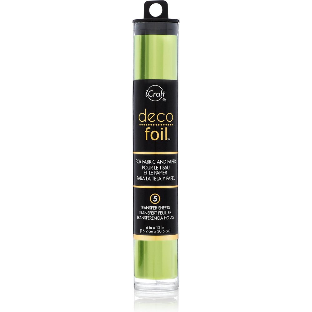 iCraft Deco Foil Transfer Sheets - Lime - Honey Bee Stamps