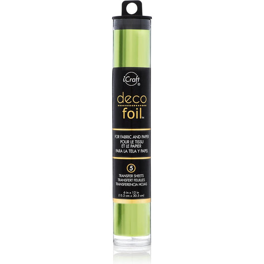 iCraft Deco Foil Transfer Sheets - Lime - Honey Bee Stamps