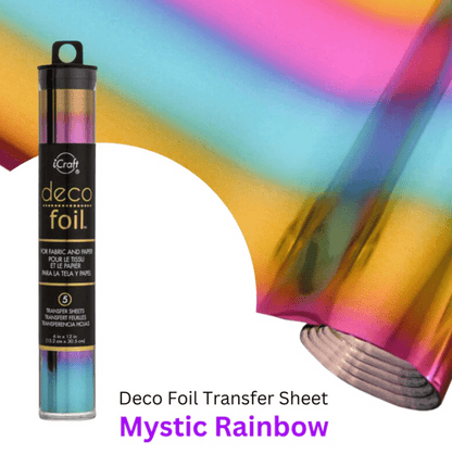 iCraft Deco Foil Transfer Sheets - Mystic Rainbow - Honey Bee Stamps