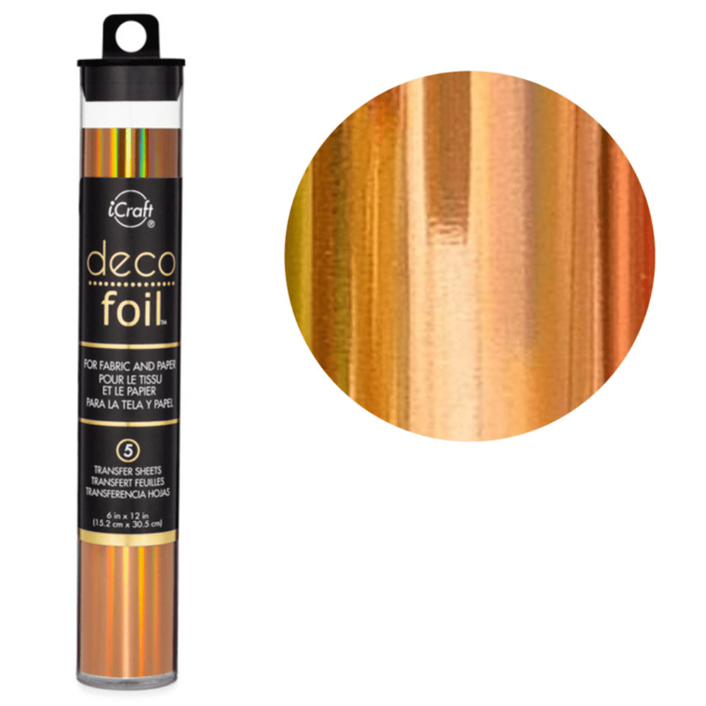 iCraft Deco Foil Transfer Sheets - Peach Princess - Honey Bee Stamps