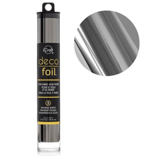 iCraft Deco Foil Transfer Sheets - Pewter - Honey Bee Stamps