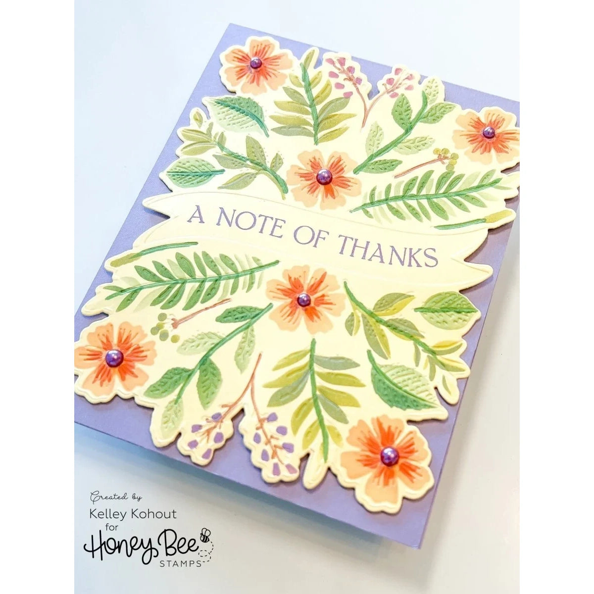Impressions: Bountiful Banner - Honey Cuts - Coordinating Dies - Honey Bee Stamps