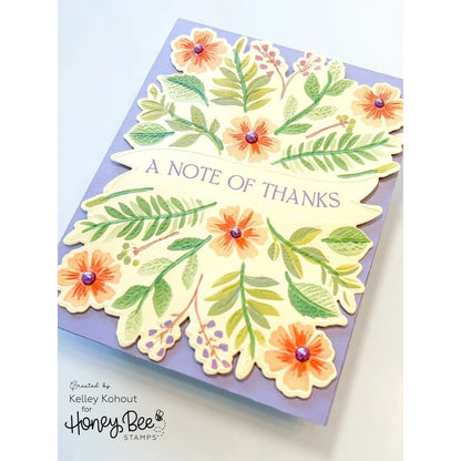 Impressions: Bountiful Banner - Honey Cuts - Coordinating Dies - Honey Bee Stamps