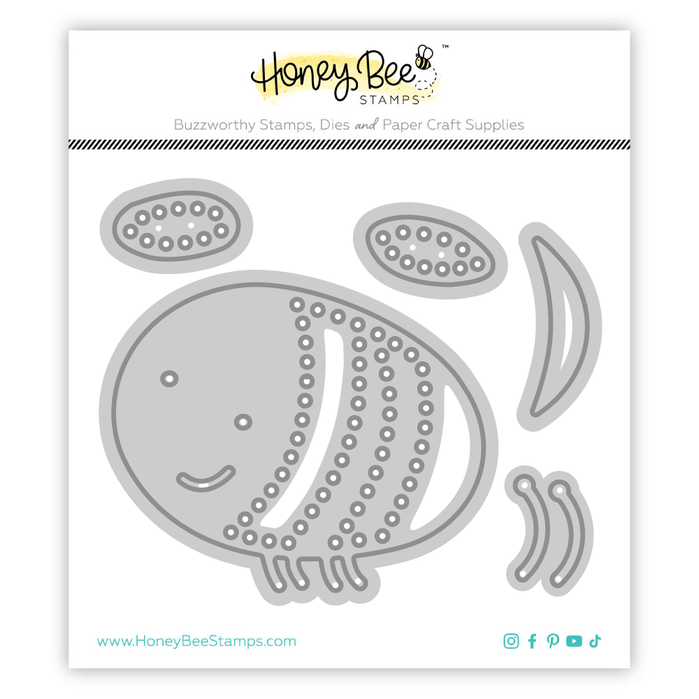 In Stitches: Bee - Honey Cuts - Stand - Alone Dies - Honey Bee Stamps