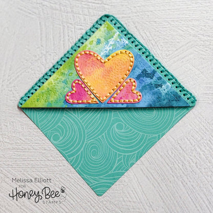 In Stitches: Bookmarked - Honey Cuts - Stand - Alone Dies - Honey Bee Stamps