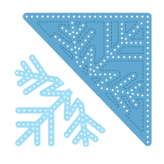 In Stitches: Bookmarked Snowflake - Honey Cuts - Stand - Alone Dies - Honey Bee Stamps