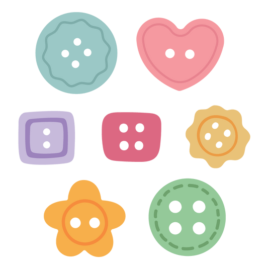 In Stitches: Buttons - Honey Cuts - Stand - Alone Dies - Honey Bee Stamps