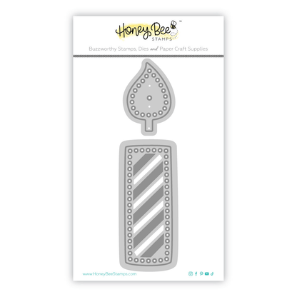 In Stitches: Candle - Honey Cuts - Stand - Alone Dies - Honey Bee Stamps