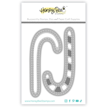 In Stitches: Candy Cane - Honey Cuts - Stand - Alone Dies - Honey Bee Stamps