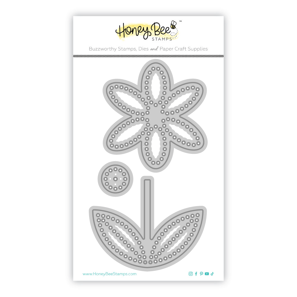 In Stitches: Daisy - Honey Cuts - Stand - Alone Dies - Honey Bee Stamps