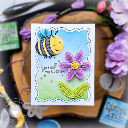 In Stitches: Daisy - Honey Cuts - Stand - Alone Dies - Honey Bee Stamps