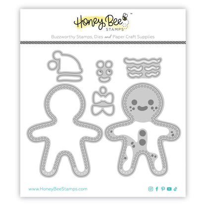 In Stitches: Gingerbread - Honey Cuts - Stand - Alone Dies - Honey Bee Stamps