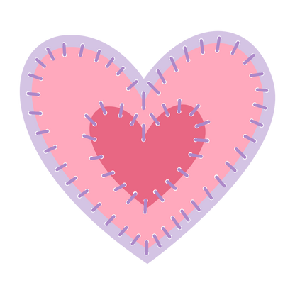 In Stitches: Heart - Honey Cuts - Stand - Alone Dies - Honey Bee Stamps